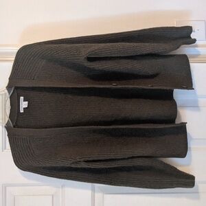 Olive Green Cropped Cardigan